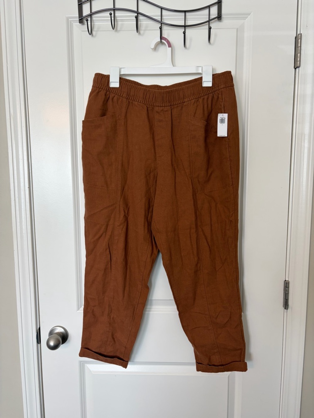 Old Navy Women’s Relaxed Elastic Waist Linen Pants